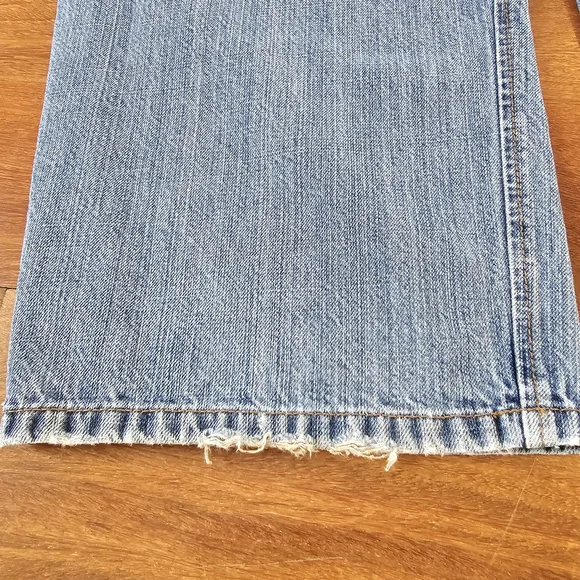 Sean John Jeans Blue Medium Wash Denim Baggy Hip Hop Distressed Ripped Men 40x32 - Picture 3 of 16